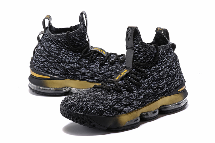 Nike Zoom Lebron XV 15 Men Basketball Shoes Wolf Grey Gold ...