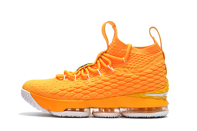 yellow lebron basketball shoes