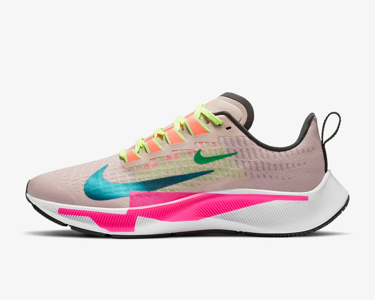 Nike Wmns Air Zoom Pegasus 37 Premium Barely Rose Spruce CQ9977-600 ...