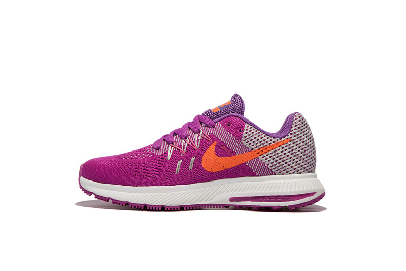 Nike Zoom Winflo 2 Peach Pink White Women Running Shoes ...