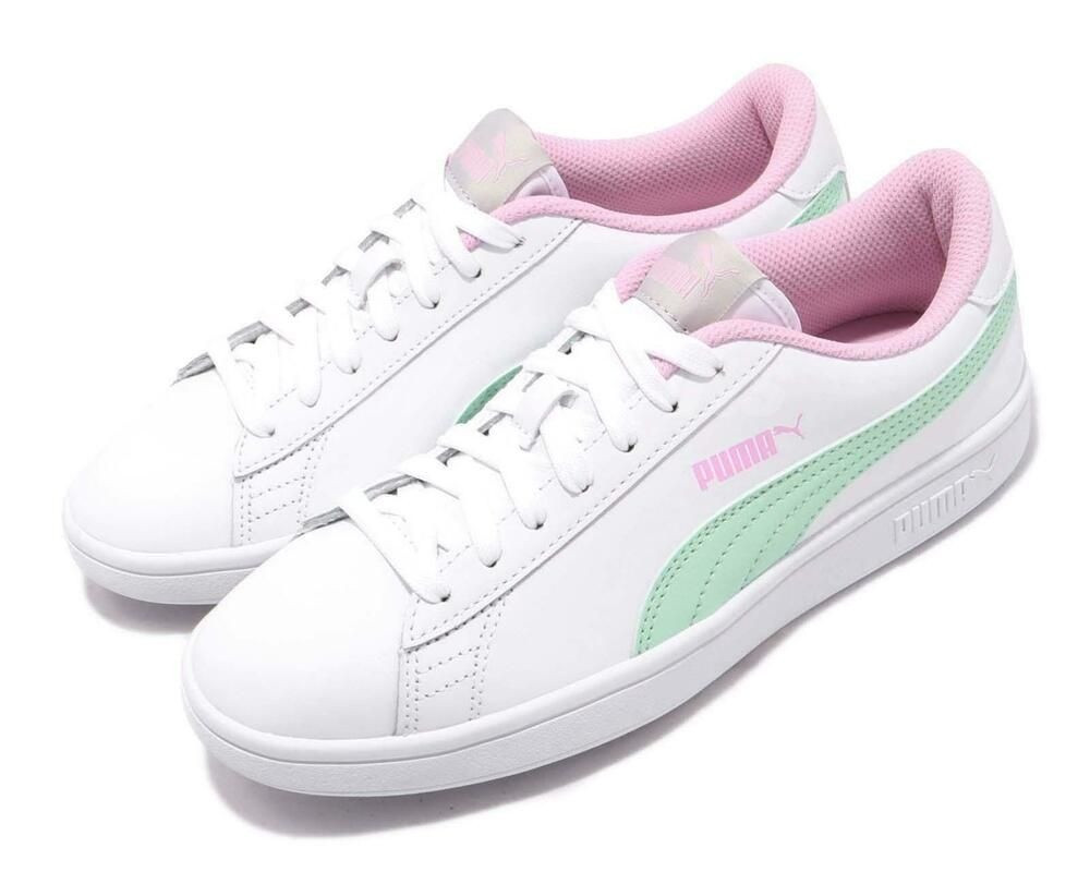 puma smash platform white