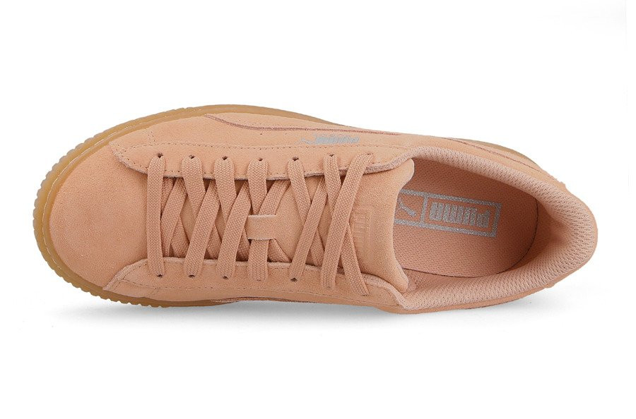 puma platform peach