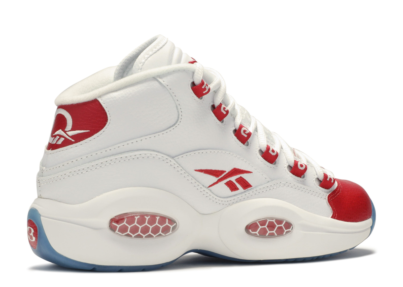 reebok question mid pearlized red
