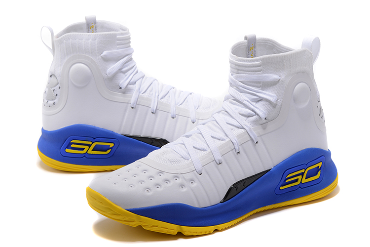 curry shoes blue and yellow